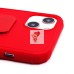 Чехол-накладка для Apple iPhone 13 с подставкой и магнитом (красный) - PC058