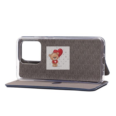 Чехол-книжка для Xiaomi Redmi 10C открытие вбок (синий) - BC002 Чехол-книжка для Xiaomi Redmi 10C открытие вбок (синий) - BC002