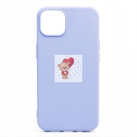 Чехол-накладка для Apple iPhone 14 (светло-фиолетовый) Activ Full Original Design