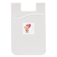 Картхолдер футляр для карт на клеевой основе (белый) - CH01 Картхолдер футляр для карт на клеевой основе (белый) - CH01