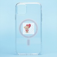 Чехол-накладка для Apple iPhone 11 (прозрачный) - SM006 SafeMag