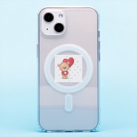 Чехол-накладка для Apple iPhone 14 (прозрачный) - SM006 SafeMag