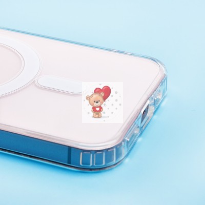 Чехол-накладка для Apple iPhone 14 (прозрачный) - SM006 SafeMag Чехол-накладка для Apple iPhone 14 (прозрачный) - SM006 SafeMag