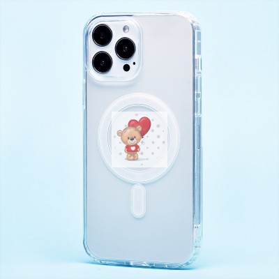 Чехол-накладка для Apple iPhone 13 Pro Max (прозрачный) - SM006 SafeMag
