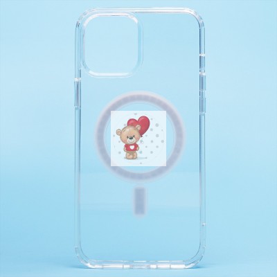 Чехол-накладка для Apple iPhone 12 Pro Max (прозрачный) - SM006 SafeMag Чехол-накладка для Apple iPhone 12 Pro Max (прозрачный) - SM006 SafeMag