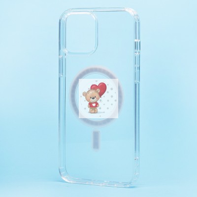 Чехол-накладка для Apple iPhone 12 Pro Max (прозрачный) - SM006 SafeMag