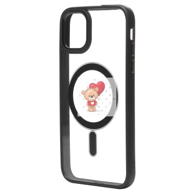 Чехол-накладка для Apple iPhone 11 (черный) - SM004 SafeMag