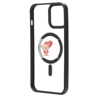 Чехол-накладка для Apple iPhone 12 Pro Max (черный) - SM004 SafeMag Чехол-накладка для Apple iPhone 12 Pro Max (черный) - SM004 SafeMag