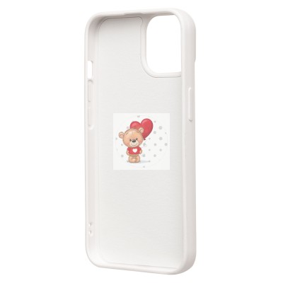 Чехол-накладка для Apple iPhone 14 (белый) Activ Full Original Design