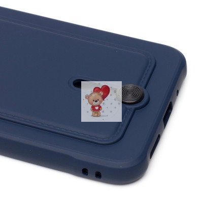 Чехол-накладка для Xiaomi Redmi 9i (темно-синий) - SC304 с картхолдером Чехол-накладка для Xiaomi Redmi 9i (темно-синий) - SC304 с картхолдером