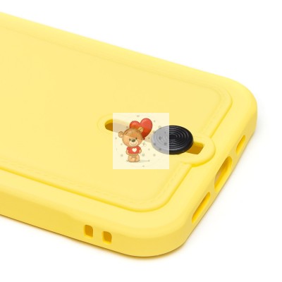 Чехол-накладка для Apple iPhone 13 Pro (желтый) - SC304 с картхолдером