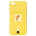 Чехол-накладка для Apple iPhone 8 Plus (желтый) - SC304 с картхолдером