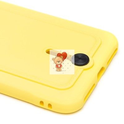 Чехол-накладка для Apple iPhone 8 Plus (желтый) - SC304 с картхолдером