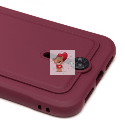 Чехол-накладка для Apple iPhone XR (бордовый) - SC304 с картхолдером Чехол-накладка для Apple iPhone XR (бордовый) - SC304 с картхолдером