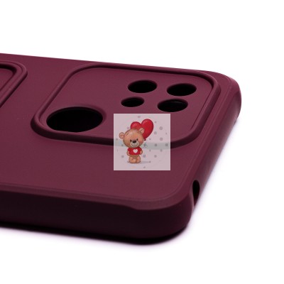 Чехол-накладка для Xiaomi Redmi 10C (бордовый) - SC304 с картхолдером Чехол-накладка для Xiaomi Redmi 10C (бордовый) - SC304 с картхолдером