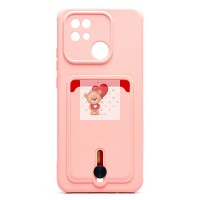 Чехол-накладка для Xiaomi Redmi 10C (светло-розовый) - SC304 с картхолдером Чехол-накладка для Xiaomi Redmi 10C (светло-розовый) - SC304 с картхолдером