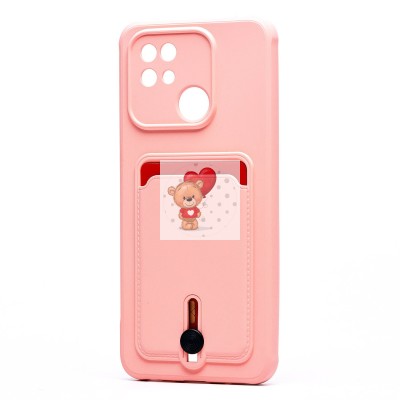 Чехол-накладка для Xiaomi Redmi 10C (светло-розовый) - SC304 с картхолдером Чехол-накладка для Xiaomi Redmi 10C (светло-розовый) - SC304 с картхолдером