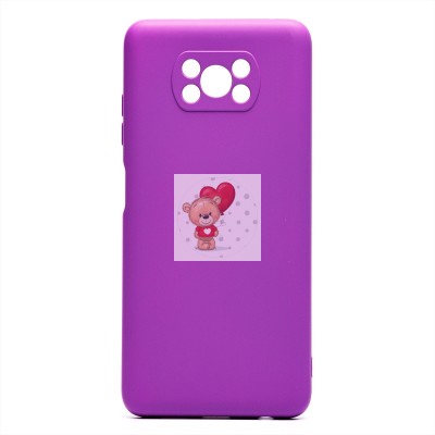 Чехол-накладка для Xiaomi Poco X3 Pro (фиолетовый) Activ Full Original Design Чехол-накладка для Xiaomi Poco X3 Pro (фиолетовый) Activ Full Original Design