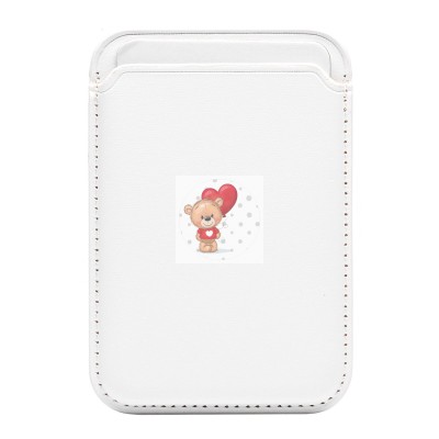 Картхолдер футляр для карт с анимацией (белый) - SafeMag