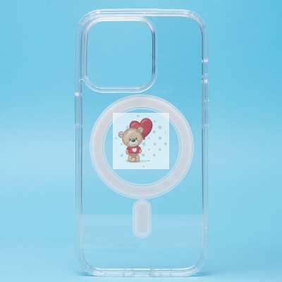 Чехол-накладка для Apple iPhone 14 Pro (прозрачный) - SM006 SafeMag