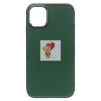 Чехол-накладка для Apple iPhone 11 (темно-зеленый) - SC311