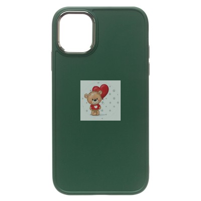 Чехол-накладка для Apple iPhone 11 (темно-зеленый) - SC311