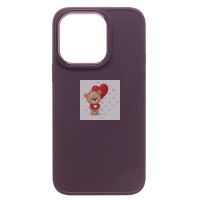 Чехол-накладка для Apple iPhone 14 Pro (бордовый) - SC311