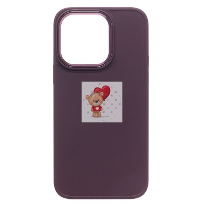 Чехол-накладка для Apple iPhone 14 Pro (бордовый) - SC311