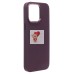 Чехол-накладка для Apple iPhone 14 Pro (бордовый) - SC311