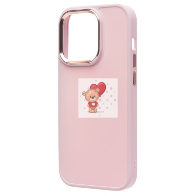 Чехол-накладка для Apple iPhone 14 Pro Max (светло-розовый) - SC311