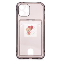 Чехол-накладка для Apple iPhone 11 Pro (черный) - SC276 с картхолдером Чехол-накладка для Apple iPhone 11 Pro (черный) - SC276 с картхолдером