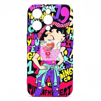 Чехол-накладка для Apple iPhone 14 Pro Max - (101) (черный) Luxo Creative Чехол-накладка для Apple iPhone 14 Pro Max - (101) (черный) Luxo Creative