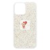 Чехол-накладка для Apple iPhone 13 Pro Max россыпь кристаллов (белый) - PC071 POSH SHINE