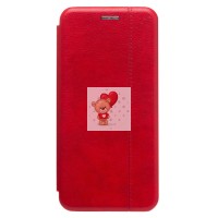 Чехол-книжка для Xiaomi Poco C40 открытие вбок (красный) - BC002