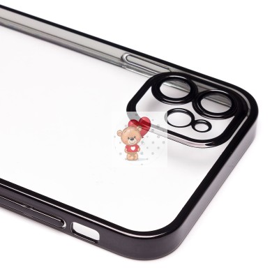 Чехол-накладка для Apple iPhone 11 (черный) - PC073 с закрытой камерой