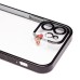 Чехол-накладка для Apple iPhone 12 (черный) - PC073 с закрытой камерой
