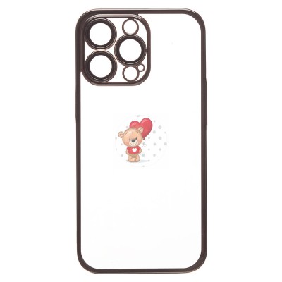 Чехол-накладка для Apple iPhone 13 Pro Max (черный) - PC073 с закрытой камерой Чехол-накладка для Apple iPhone 13 Pro Max (черный) - PC073 с закрытой камерой