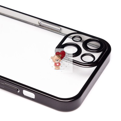 Чехол-накладка для Apple iPhone 13 (черный) - PC073 с закрытой камерой