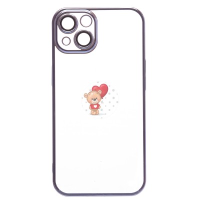 Чехол-накладка для Apple iPhone 13 (синий) - PC073 с закрытой камерой Чехол-накладка для Apple iPhone 13 (синий) - PC073 с закрытой камерой