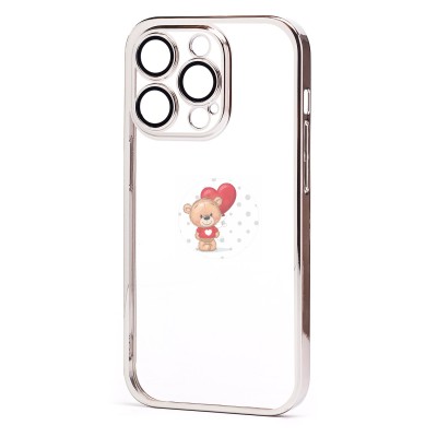 Чехол-накладка для Apple iPhone 14 Pro (серебяный) - PC073 с закрытой камерой Чехол-накладка для Apple iPhone 14 Pro (серебяный) - PC073 с закрытой камерой