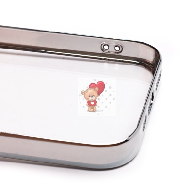 Чехол-накладка для Apple iPhone 14 Pro (серебяный) - PC073 с закрытой камерой Чехол-накладка для Apple iPhone 14 Pro (серебяный) - PC073 с закрытой камерой