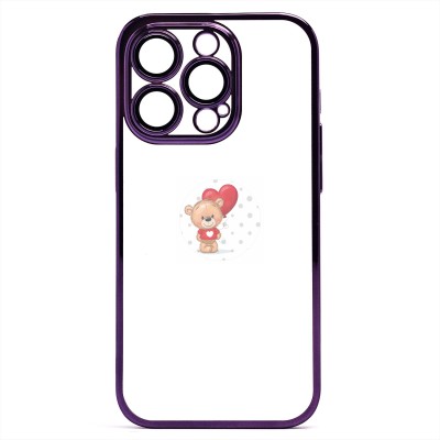 Чехол-накладка для Apple iPhone 14 Pro (фиолетовый) - PC073 с закрытой камерой Чехол-накладка для Apple iPhone 14 Pro (фиолетовый) - PC073 с закрытой камерой