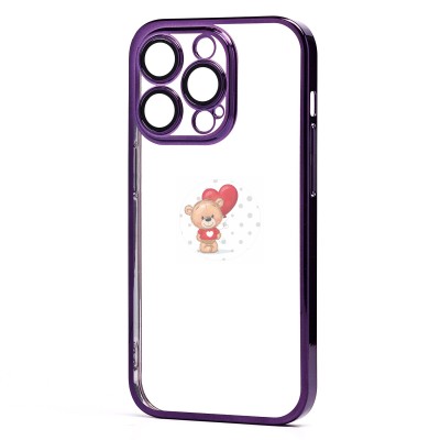 Чехол-накладка для Apple iPhone 14 Pro (фиолетовый) - PC073 с закрытой камерой Чехол-накладка для Apple iPhone 14 Pro (фиолетовый) - PC073 с закрытой камерой