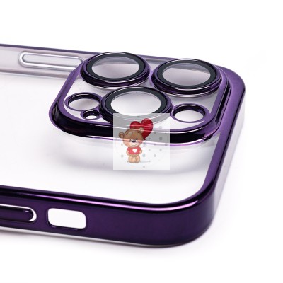 Чехол-накладка для Apple iPhone 14 Pro (фиолетовый) - PC073 с закрытой камерой Чехол-накладка для Apple iPhone 14 Pro (фиолетовый) - PC073 с закрытой камерой