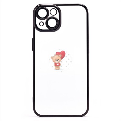 Чехол-накладка для Apple iPhone 14 (черный) - PC073 с закрытой камерой