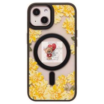 Чехол-накладка для Apple iPhone 14 -1 (черный) - SM015 SafeMag Чехол-накладка для Apple iPhone 14 -1 (черный) - SM015 SafeMag