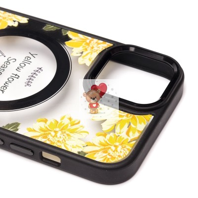 Чехол-накладка для Apple iPhone 14 -1 (черный) - SM015 SafeMag