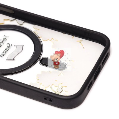 Чехол-накладка для Apple iPhone 14 -1 (черный) - SM015 SafeMag