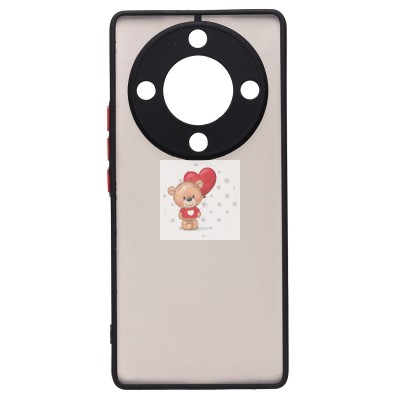 Чехол-накладка для Huawei Honor X9a (черный/черный) - PC041 Чехол-накладка для Huawei Honor X9a (черный/черный) - PC041