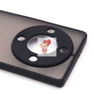 Чехол-накладка для Huawei Honor X9a (черный/черный) - PC041 Чехол-накладка для Huawei Honor X9a (черный/черный) - PC041